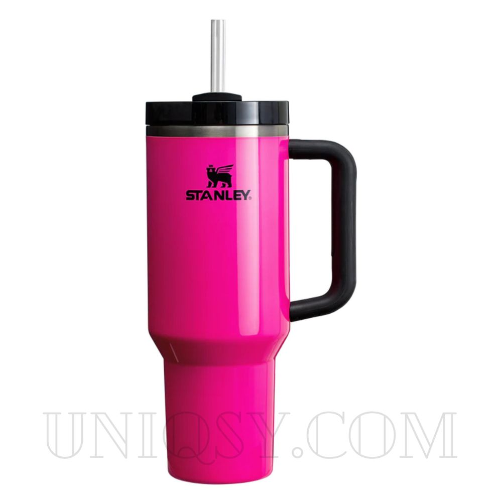 The Quencher Stanley Neon 40 OZ Tumbler Cup